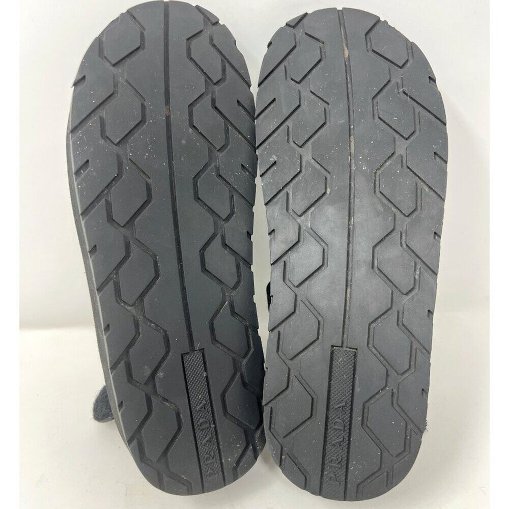 Prada Nomad Logo Print Platform Rubber Sole Sandals -‎ Size 37 - Picture 6 of 8